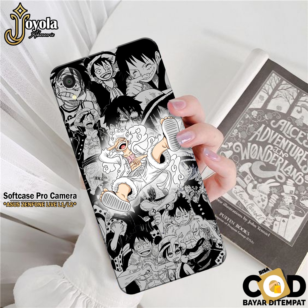 JOYOLA Case Hp ASUS ZENFONE LIVE L1/L2 - Pro Camera - Fashion Case Anime - Softcase ASUS ZENFONE LIV