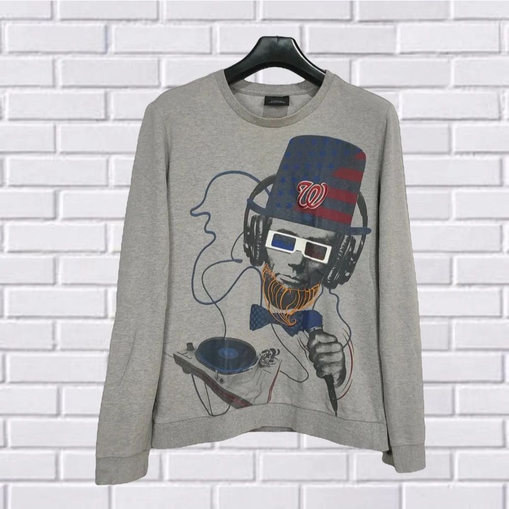 CREWNECK MLB WILSON, SIZE M (SECOND BRANDED) ABU-ABU, CN0064