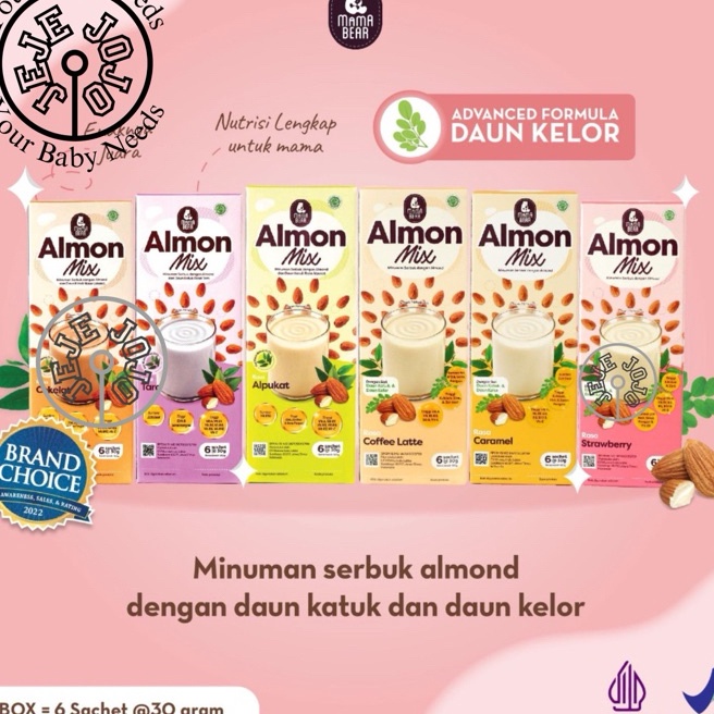 Diskon MamaBear Almon Mix  Pelancar Asi Mama bear  Asi Booster Susu Almond