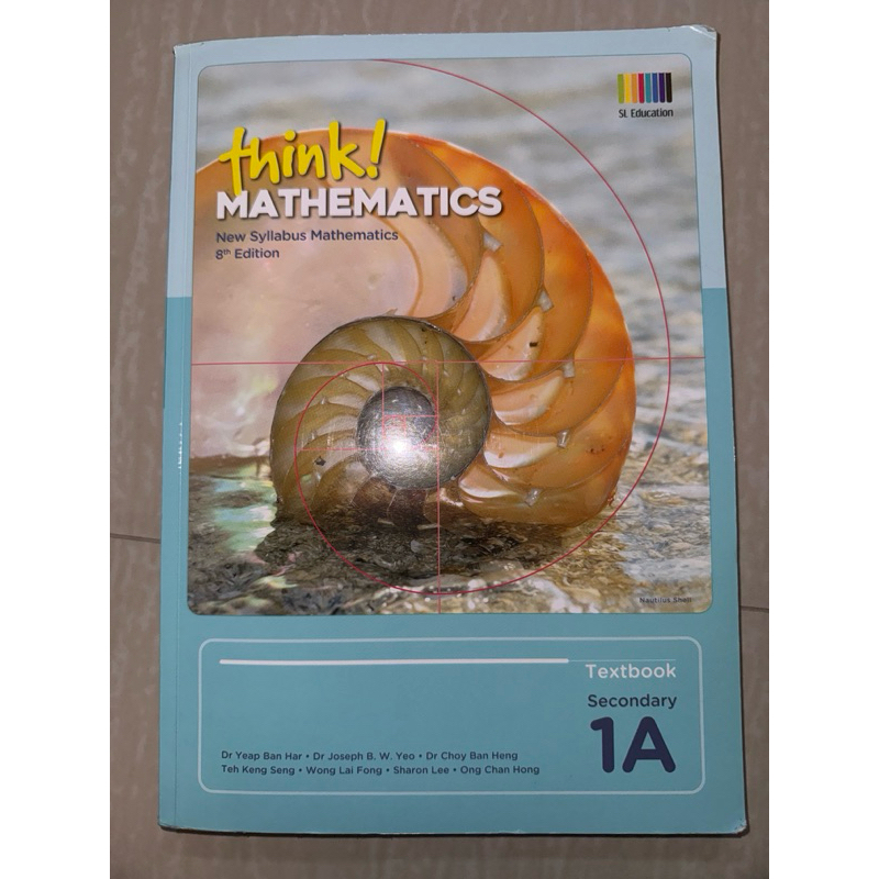 think mathematics Textbook secondary 1A