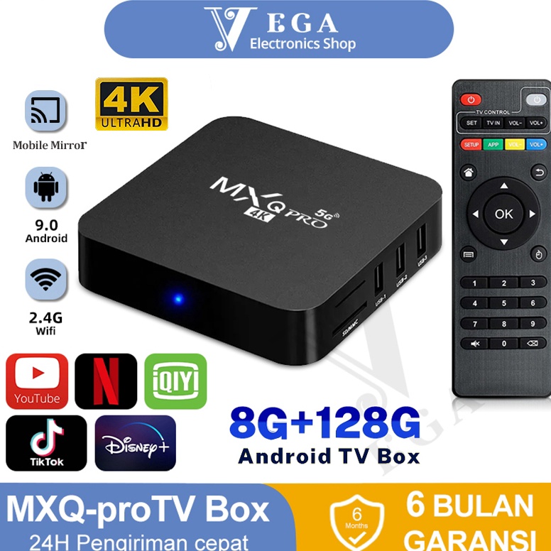 KODE Y32E Android tv box MXQ pro 4K 5G tv Box Android 11os RAM 8GB ROM 128GB STB 4K Smart Tv Box