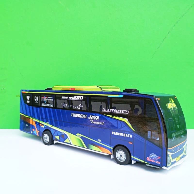 Miniatur Bus JEDHA Jet Bus 5 Tunggal Jaya