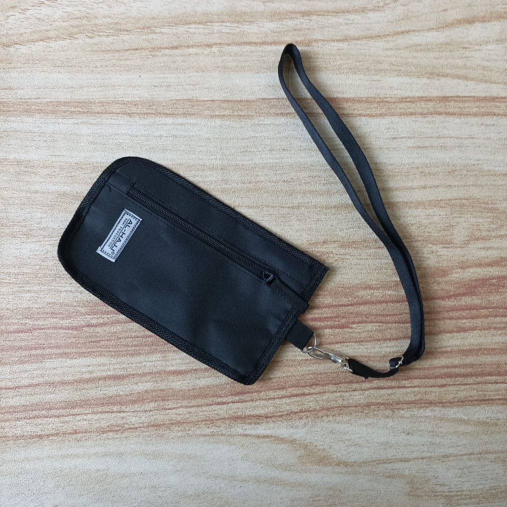 MURAH Tas kartu Waterproof Pria WanitaDompet Kartu Anti Air Sling Pouch Wallet Tas Leher Kartu nama 