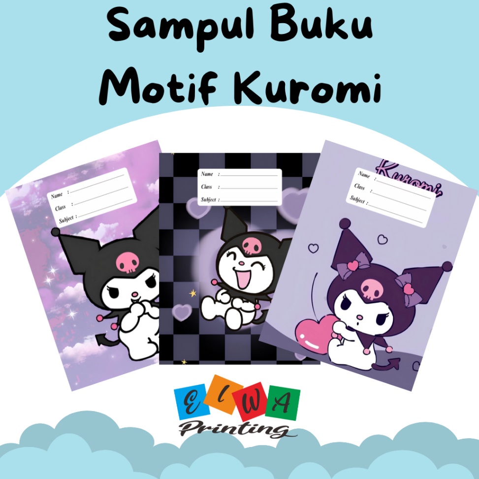 

KODE S35E ISI 8 PCS SAMPUL BUKU TULIS SIDU CAMPUS BIGBOSS SAMPUL BUKU MOTIF ESTETIK KUROMI Sampul Custom SAMPUL BUKU AESTHETIC