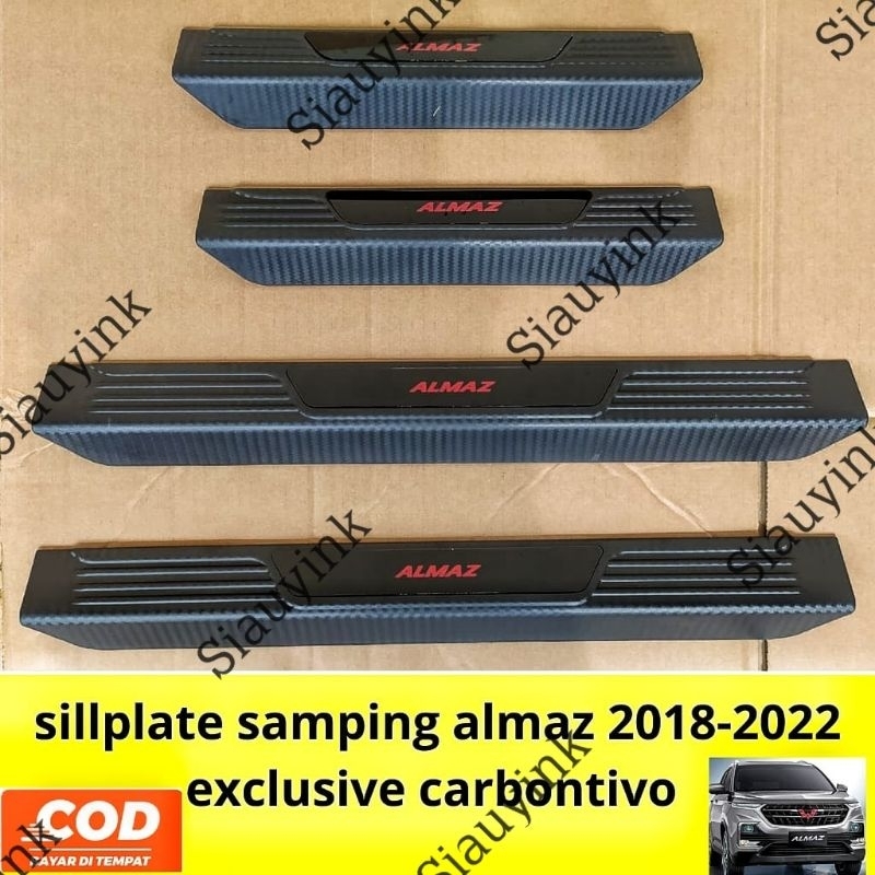 Sillplate samping Wuling almaz Exclusive Carbontivo JSL