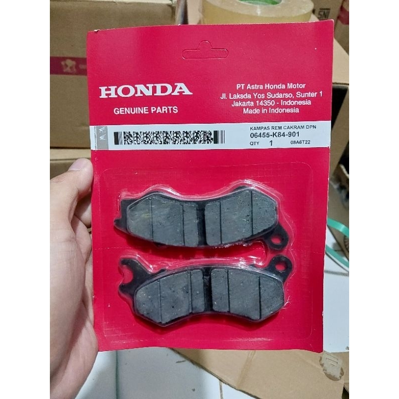 Kampas rem depan dispad depan Pcx lama CBU 125 Pcx lama CBU 150 K84