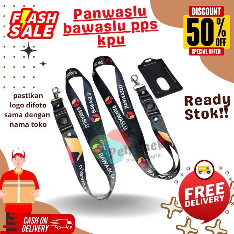 

Lanyard BAWASLU Lanyard PANWASLU PPS lanyard KPU PEMILU idcard/ Tali idcard bawaslu tali panwaslu kalung panwaslu bawaslu gantungan Panwaslu bawaslu #READY Printing