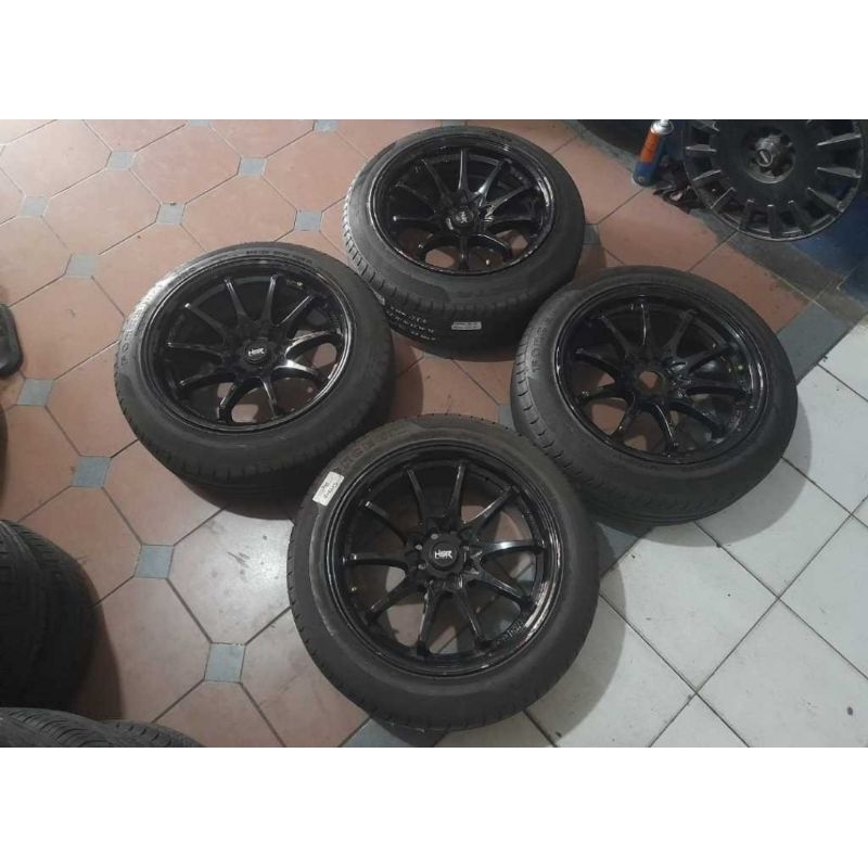 VELG MOBIL BEKAS HIROSHIMA HSR R17 PCD 4X100/114,3 BUAT ROCKY RAIZE KIJANG