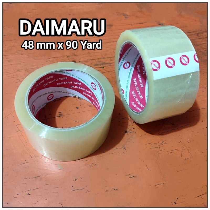 

1 Pcs Lakban Bening & Coklat 2 Inch x 90 Yard DAIMARU