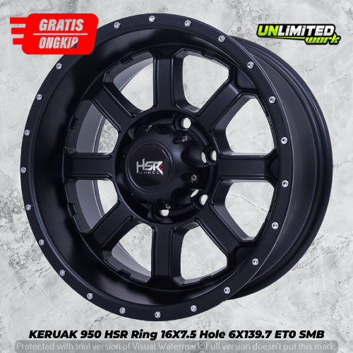 Velg Celong Offroad HSR R16 BestFor Pajero Hilux Dc Strada Tipe KERUAK