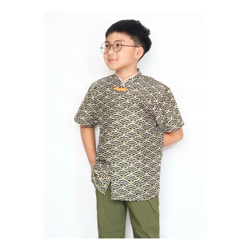 KIDDY AND KIDDO & kiddyandkiddo BAJU IMLEK ANAK LAKI LAKI / CHEONGSAM ANAK LAKI LAKI / ATASAN CHEONG