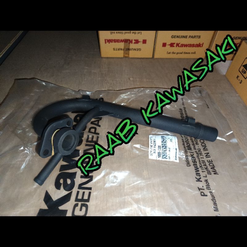 leher knalpot klx 150g original kawasaki