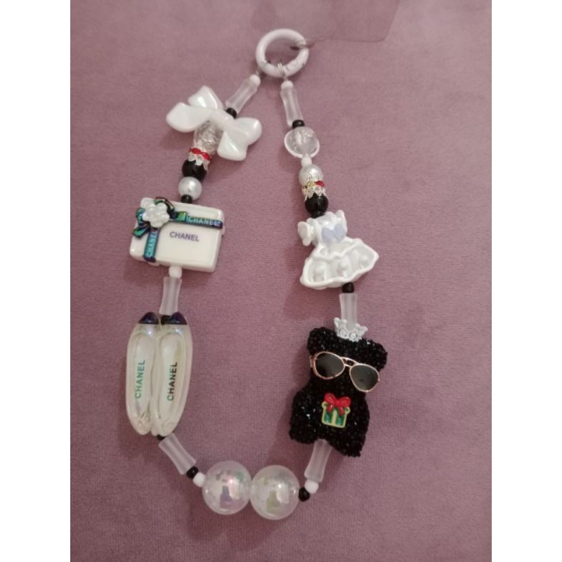 Gantungan Strap hp/tas/kunci Chanel