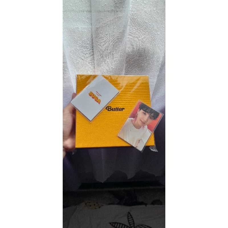 album butter cream unsealed fullset photocard suga