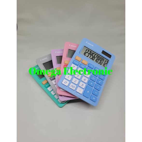

KODE V73T Canon AS12V Calculator Desktop Kalkulator Meja Kantor Stylish Warna Warni Colorful AS 12V