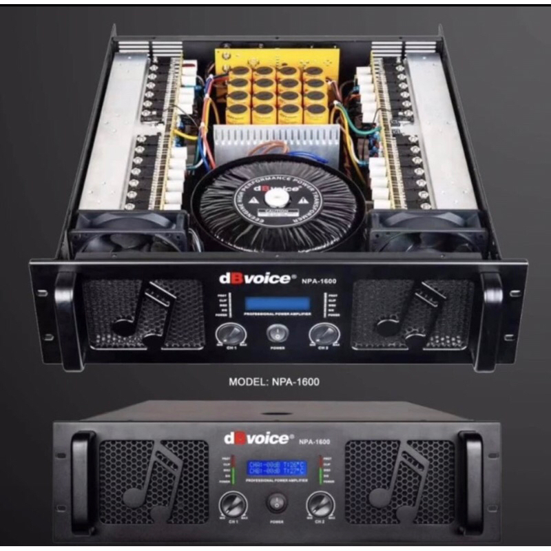 Power Amplifier DB Voice NPA 1600 Power Ampli dBVoice NPA1600 NPA-1600 Original