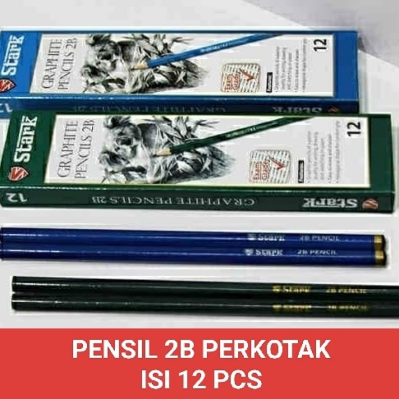 

STARK PENSIL 2B MURAH 1 PACK ISI 12 PCS