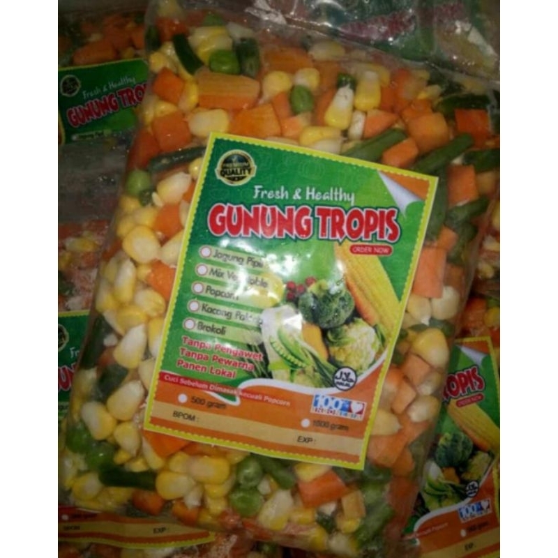 

[ GUNUNG TROPIS ] Mix Vegetable 500 Gram