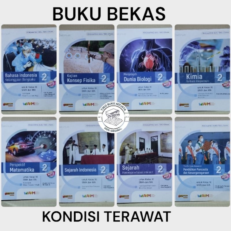 Biologi Fisika Kimia Matematika B.Indonesia B.Inggris SMA Kelas 11 XI HOTS Platinum Tiga Serangkai K