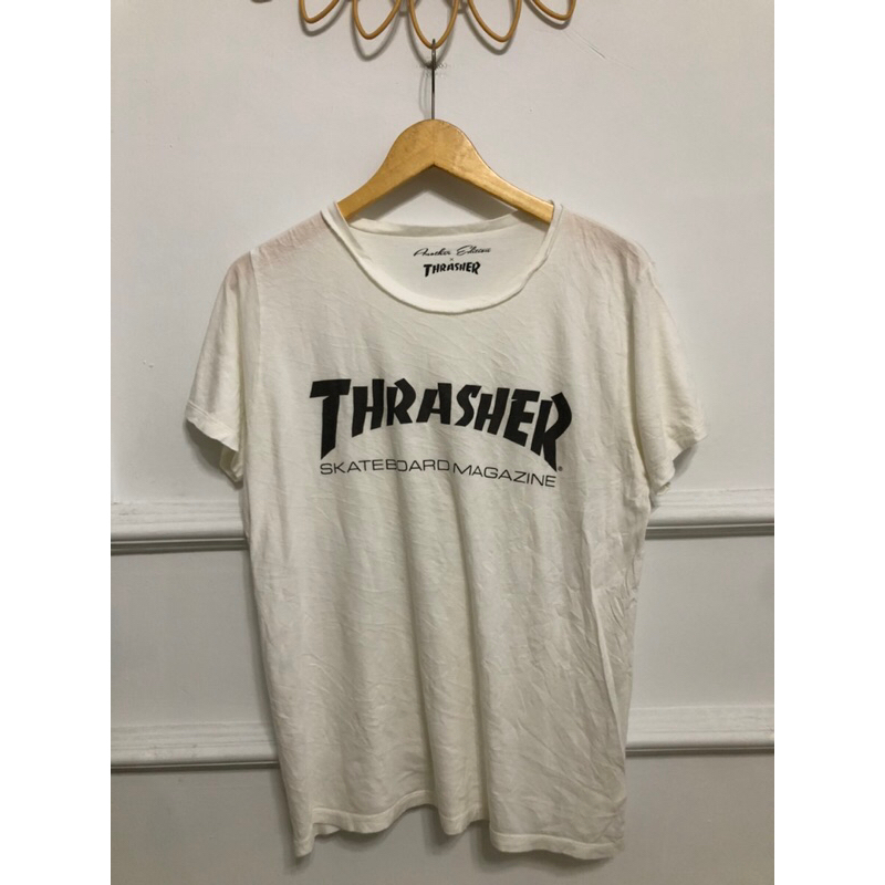 Vtg Tshirt Thrasher Second / Kaos Thrasher Second