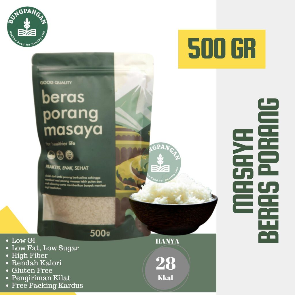

MASAYA BERAS PORANG 500 GRAM shirataki konjac diet healthy food