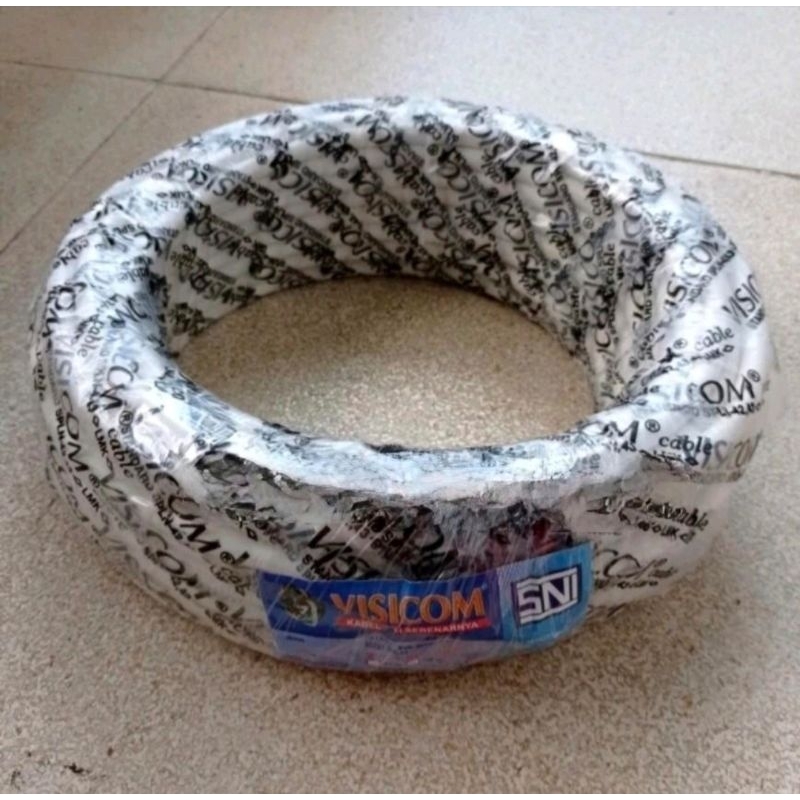 KABEL LISTRIK NYM VISICOM 2X1,5 KABEL TEMBAGA ASLI (10M) FULL