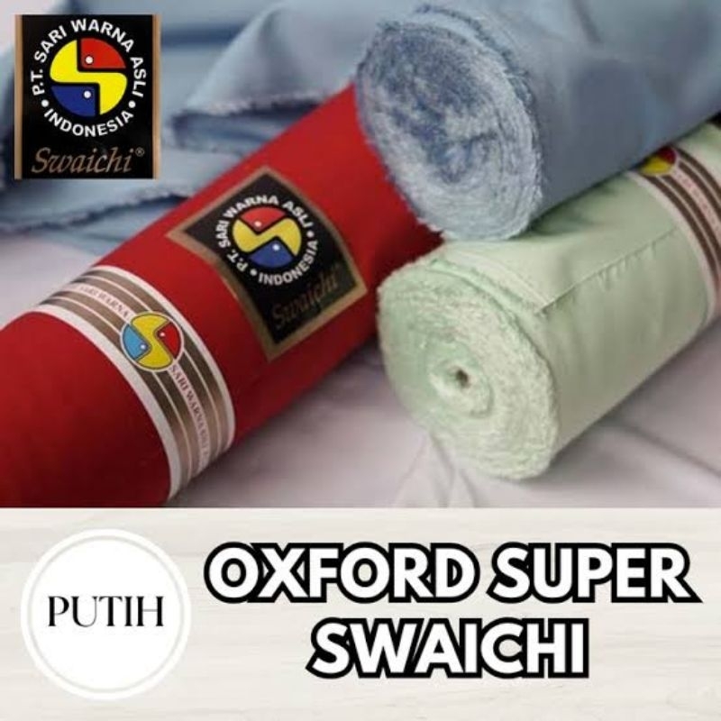 Kain Oxford Swaichi Putih