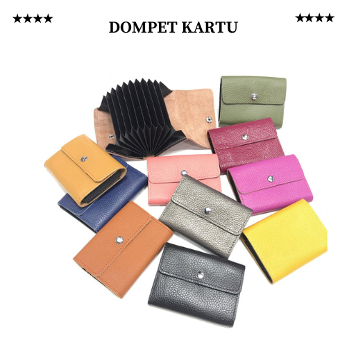 Dompet Kartu Import Kulit -Card Holder Import-Dompet Kartu Pria Wanita-Dompet Kartu Terbaru #9081
