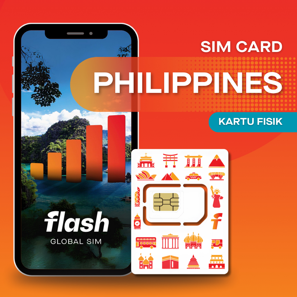 SIM Card Philippines Unlimited Data Flash Global SIM (Simcard Filipina, Manila, Makati, Cebu)