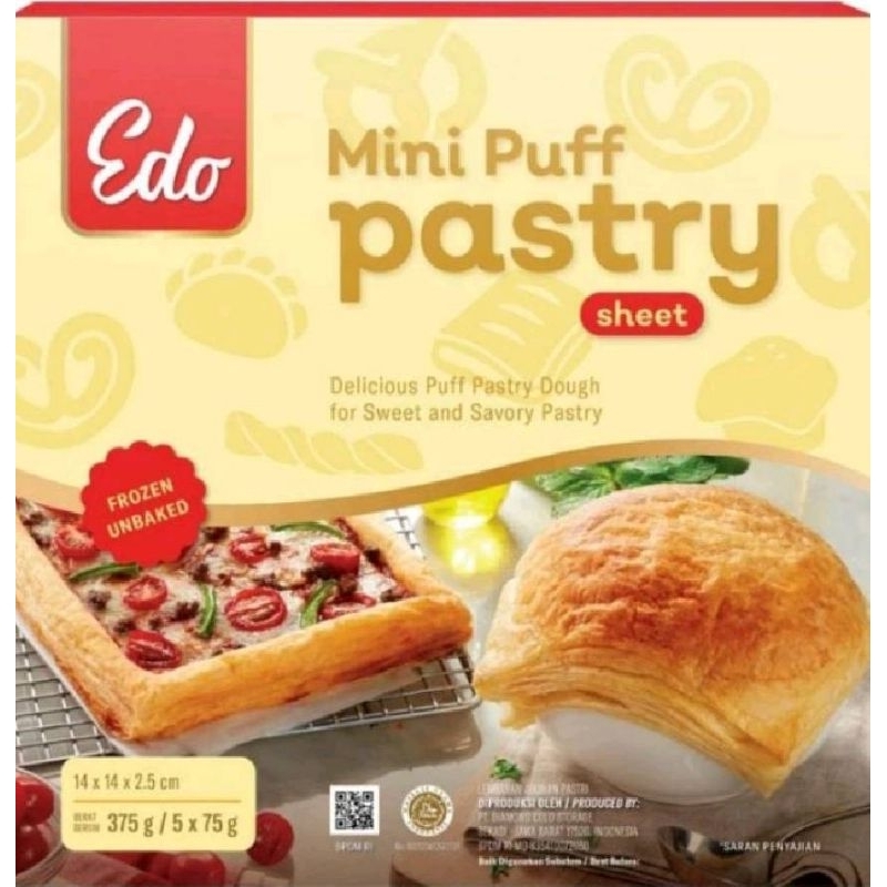 

Puff Pastry Mini 375g Edo