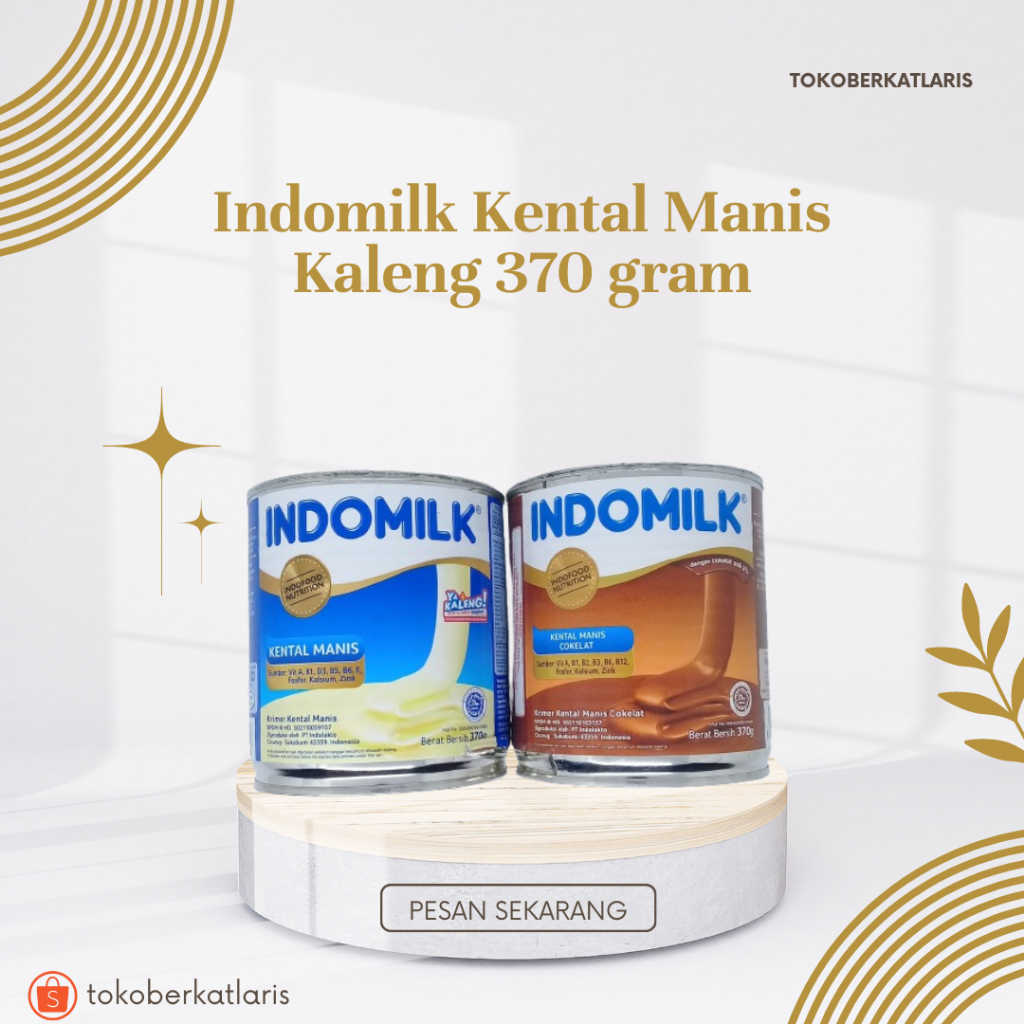 

Indomilk Kental Manis Kaleng 370 gram