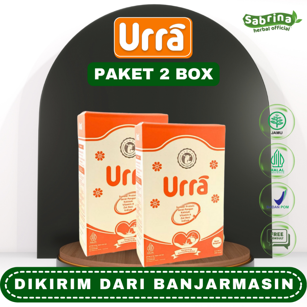 

Paket 2 Box Susu Kambing Urra Penambah Berat Badan dan Tinggi Anak 200 Gram Banjarmasin