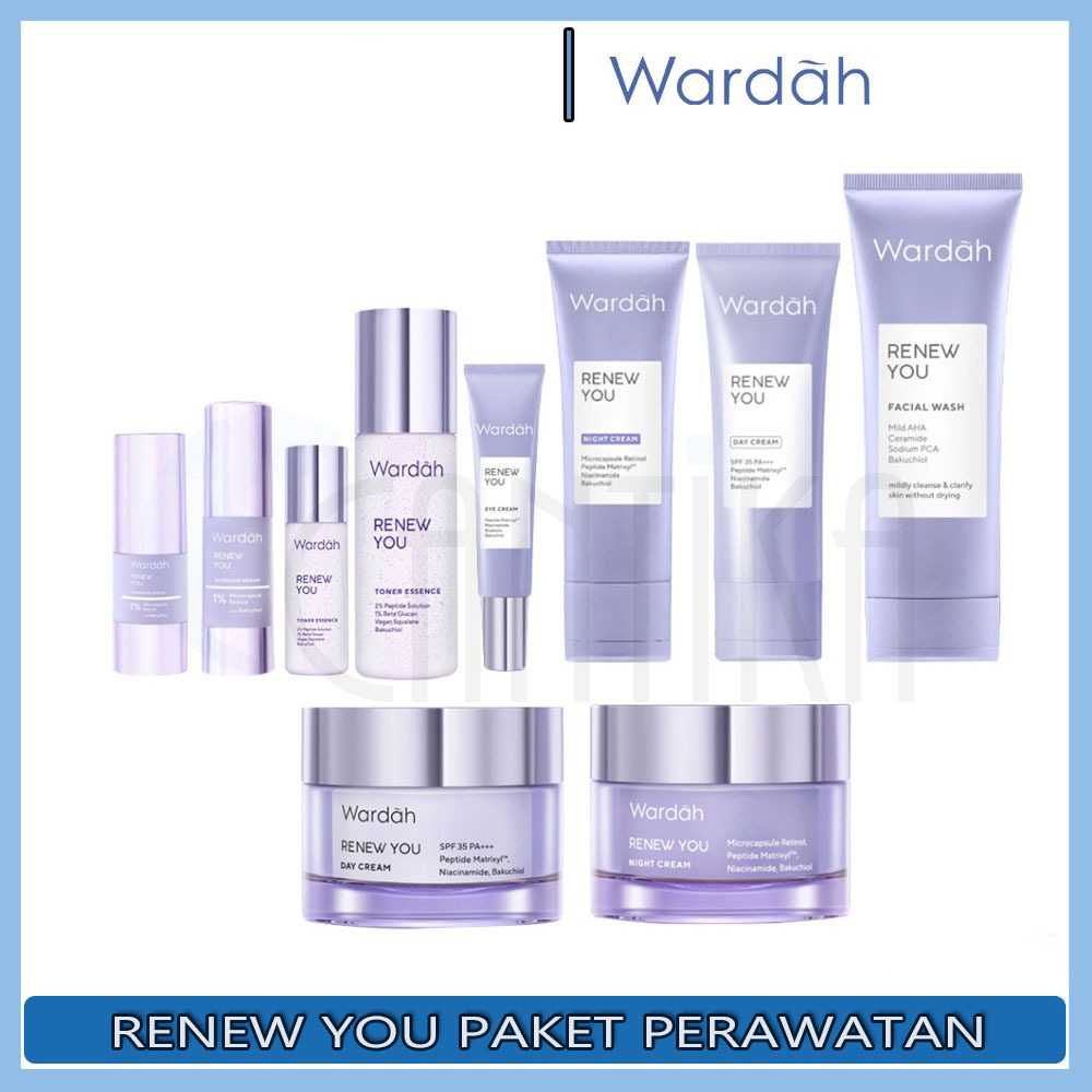 Wardah Original Wardah Paket Renew You Anti Aging Series New Wardah Original
