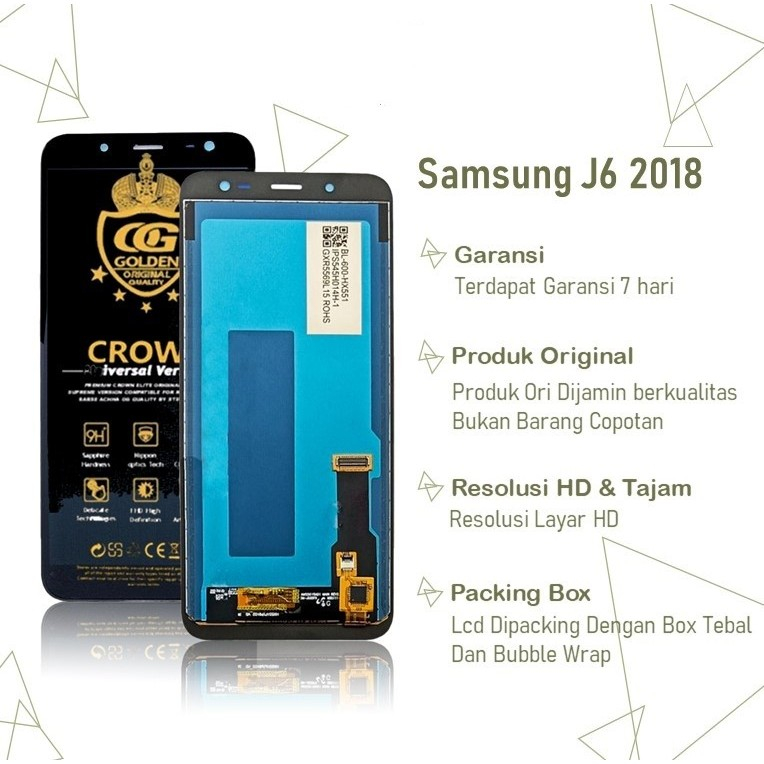 LCD TOUCHSCREEN SAMSUNG GALAXY J6 2018 / J600 ORIGINAL FULLSET COMPLETE / LCD SAMSUNG J6 / LCD SAMSU