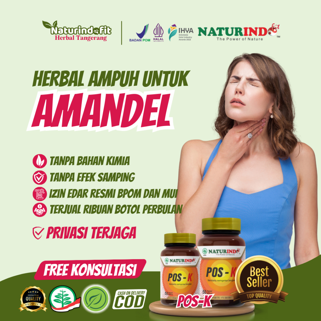 Obat Amandel obat amandel anak Naturindo Pos K