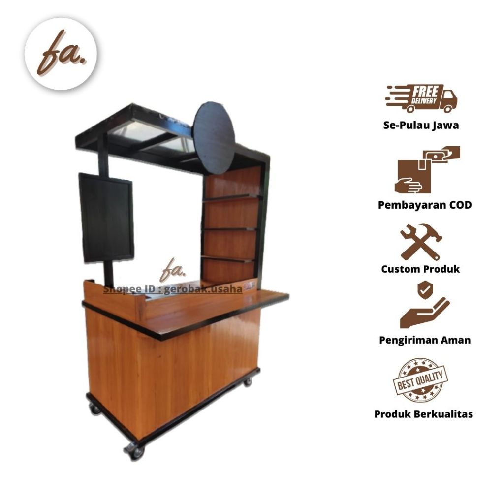 Booth Minuman Kekinian Model 6