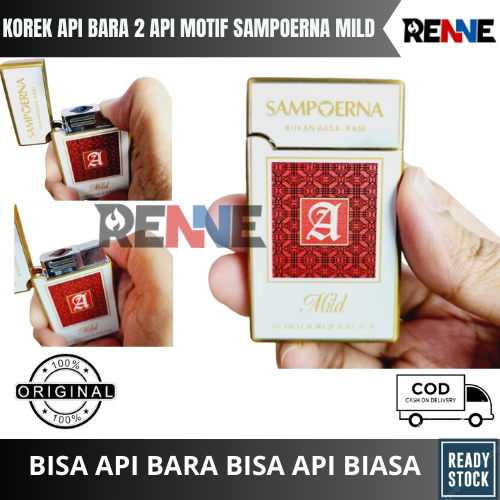 Korek Api Dua Api Motif Sampoerna Mild