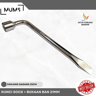 DPM - Kunci Roda Mobil UK Socket 21 MM Kunci Shock L Mobil 21MM + Bukaan Ban