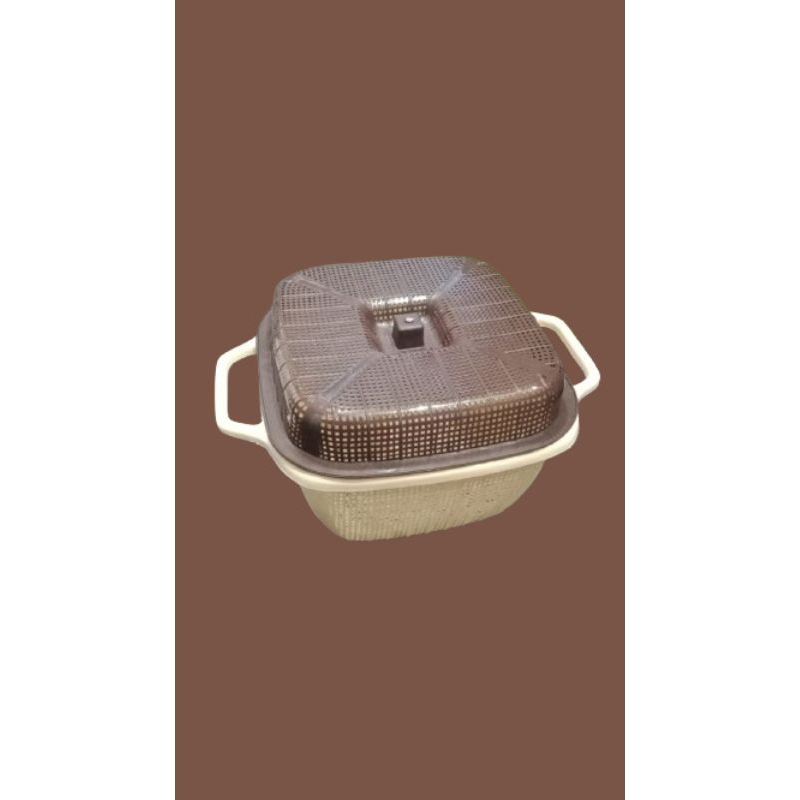 Bakul Wakul Coklat Tutup Serbaguna Besek Hajatan Wadah Nasi Berkat