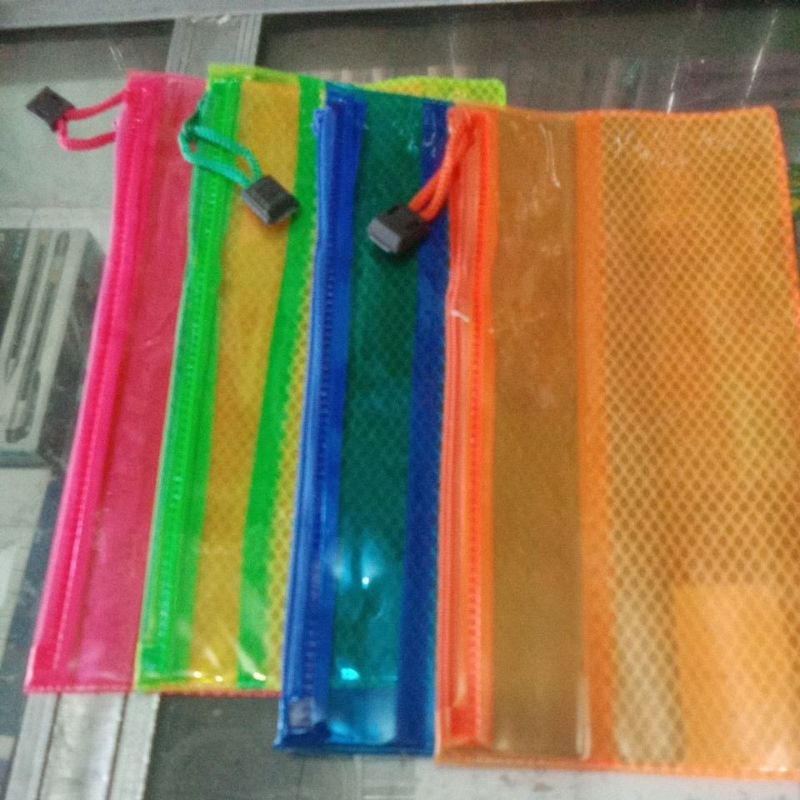 

POCKET FILE/ZIPPER/TEPAK PENSIL RESLETING TRANSPARAN UKURAN A6