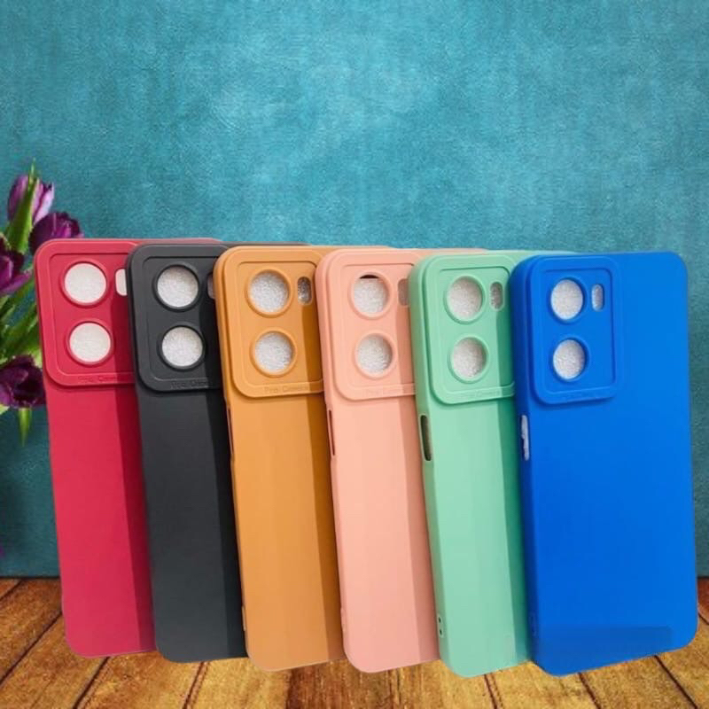 Case Oppo A57 - Softcase Casing Maccaron Pro Camera Full Cover Matte Casing Polos Pelindung Hp