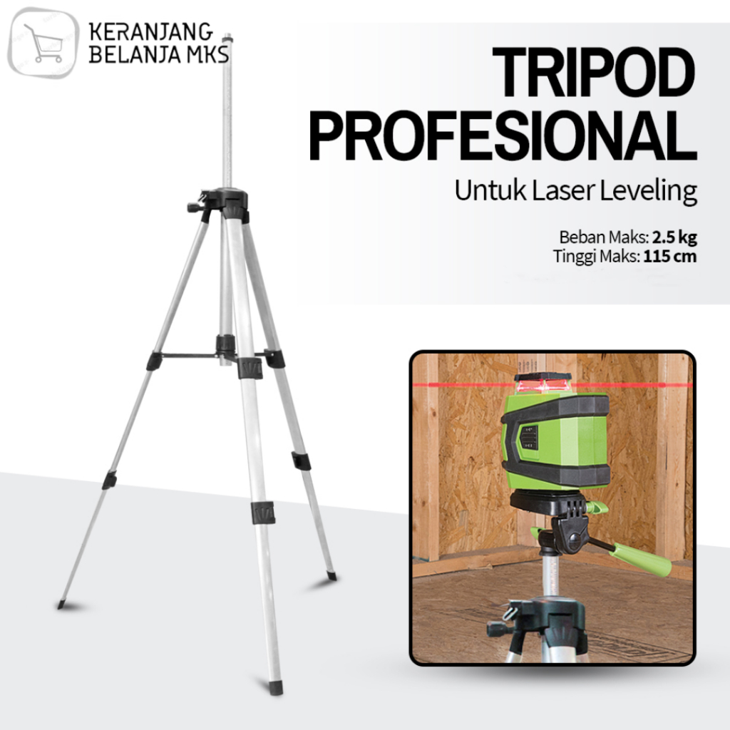 Tripod Laser Leveling Profesional 5/8 Inch