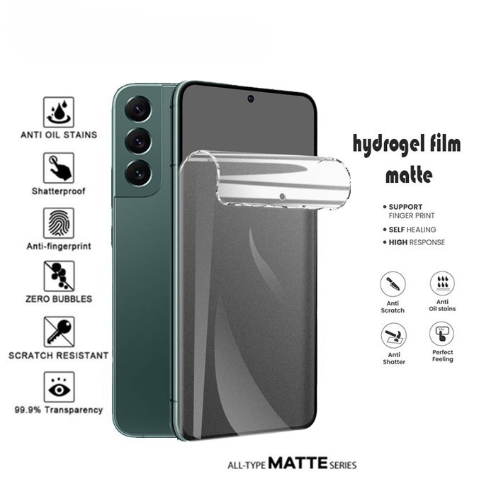 Anti Gores Jelly Hydrogel Matte SAMSUNG Galaxy A52 A52S S 5G Murah