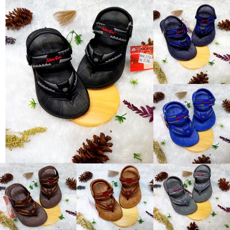 Sandal Jepit Gunung Anak Tali Belakang Gos New Era BB/sandal gunung/sandal bayi/Sandal new era