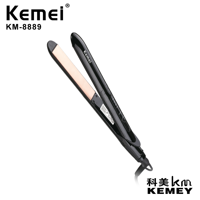 Catokan Rambut Kemei ORIGINAL KM 8889 Lurus dan Curly 2 in 1 catokan kemei