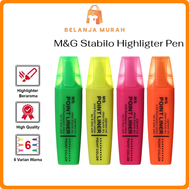 

BEM - ATK011 STABILO PENANDA HIGHLIGHTER M&G / STABILO PENANDA BERAROMA / M&G STABILO PENANDA / POINT LINER / POINT COLOR