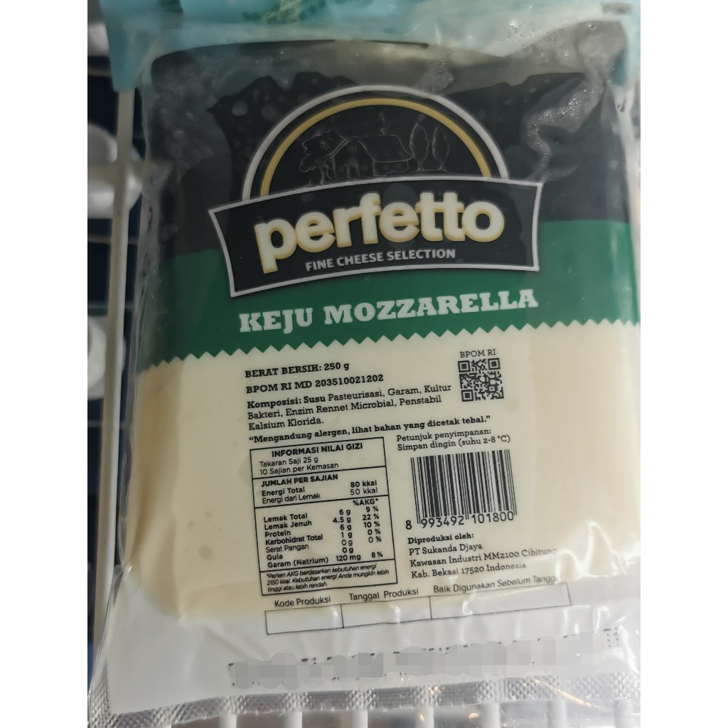 

PERFETTO MOZZARELLA BLOCK 250GR