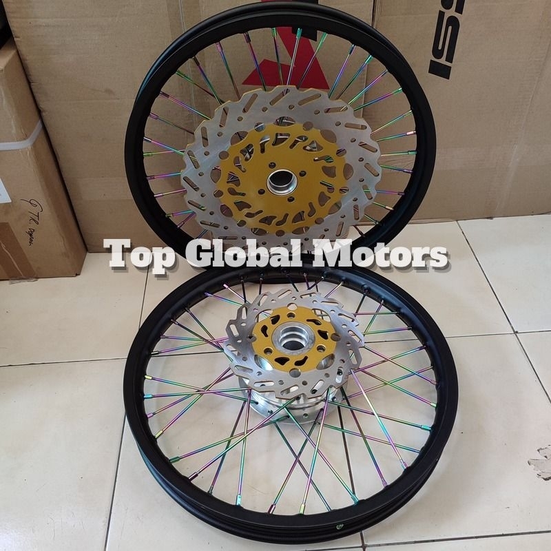 VELG PELEK SATRIA FU KARBU FU INJEKSI RING 17 SEPASANG - VELG ROSSI SATRIA FU SEPASANG