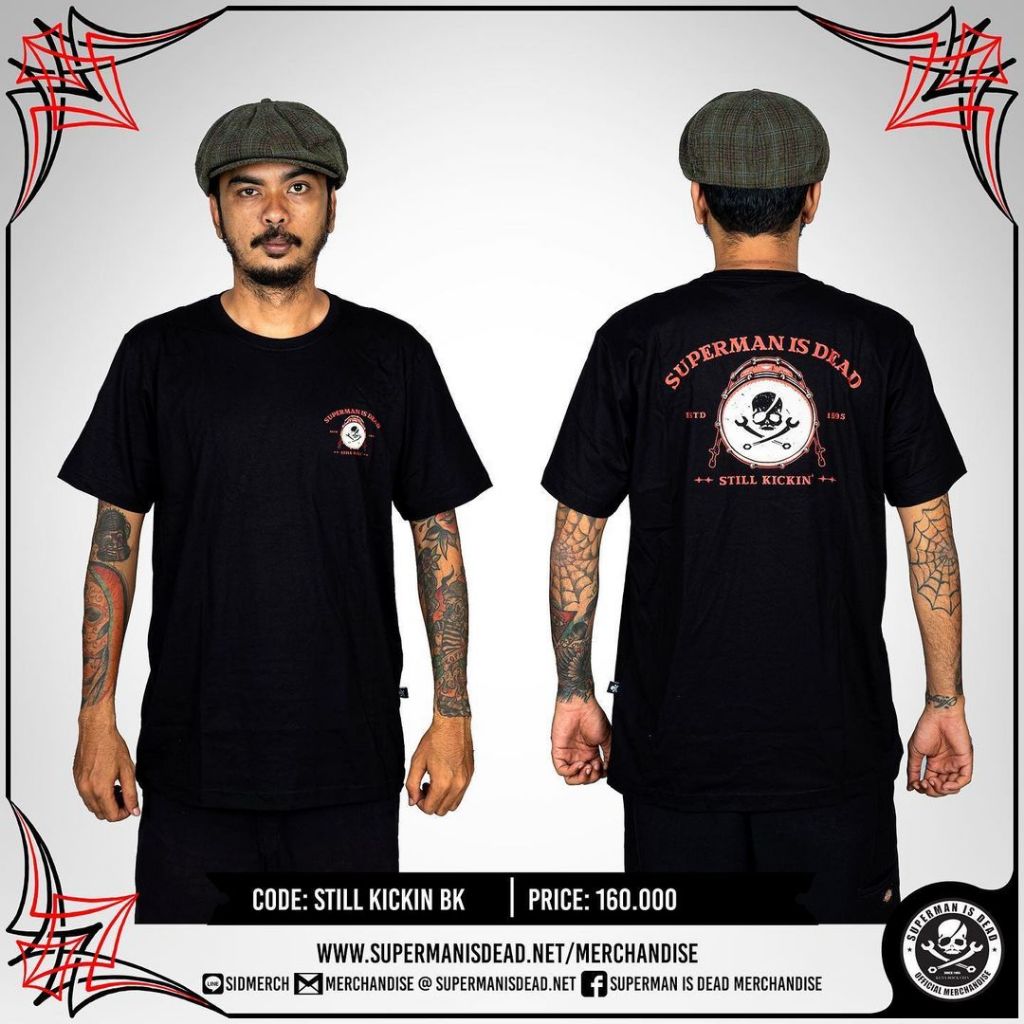 SID MERCH | STILLKICIN BK 100% Original Kaos Boxy Fit T Shirt