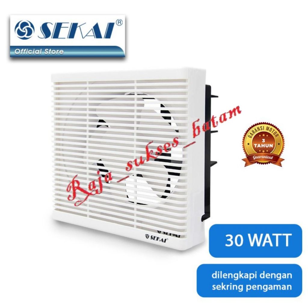Sekai Kipas Angin Exhaust Tipe Dinding WEF 890 Haxos Blower 8 Inch BATAM
